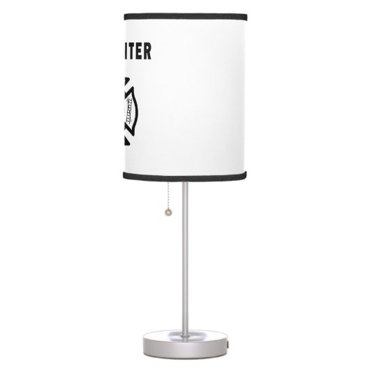 Firefighter Fire Dept Table Lamp (Right)