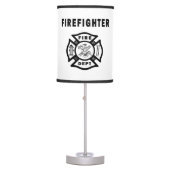 Firefighter Fire Dept Table Lamp (Front)