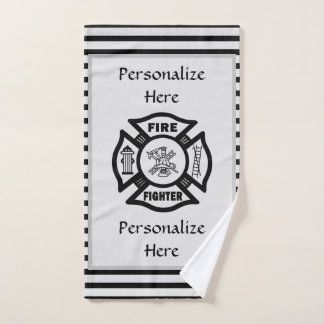 Firefighter Fire Rescue Bath Towel