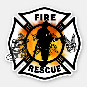 Firefighter Fire Rescue Decals
