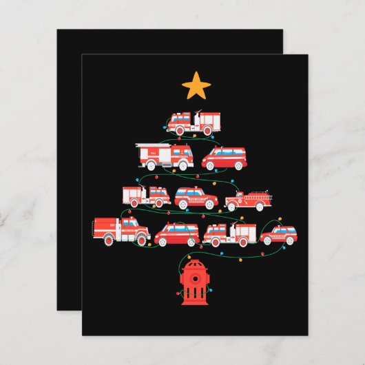 Firefighter Fire Truck Christmas Tree.Png (Front/Back)