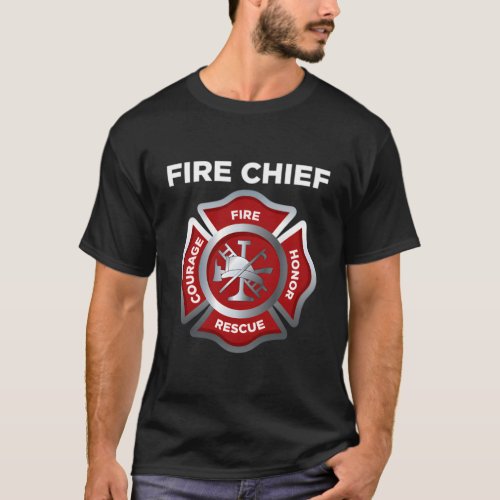 Firefighter Firefighting Fire Fire Chief T_Shirt
