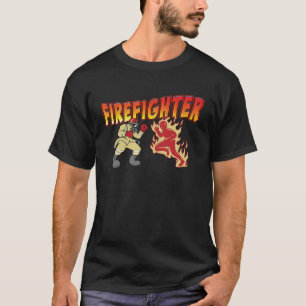 Firefighter Fireman BoxingBoxer T-Shirt