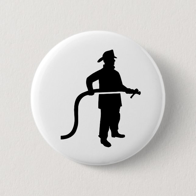 Firefighter Fireman Button (Front)