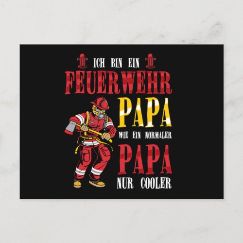 Firefighter Fireman Fire Fighter Firefighting Gift Postcard