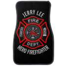 Firefighter Fireman Personalized Car Floor Mat Firefighter Fireman Personalized Car Floor Mat