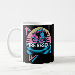 Firefighter Fireman Retro Fire Rescue Coffee Mug