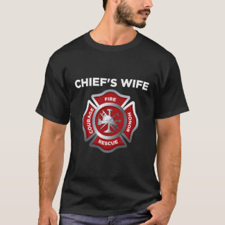Firefighter Fires Fire Chief T-Shirt