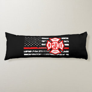 Firefighter Flag & Florian Cross Body Pillow