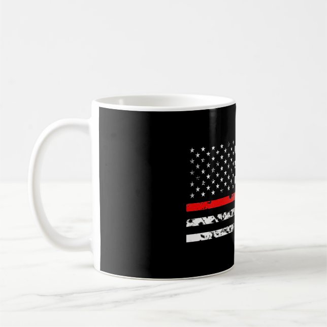 Firefighter Flag & Florian Cross Coffee Mug (Left)