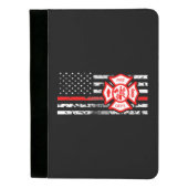 Firefighter Flag & Florian Cross Padfolio (Front)