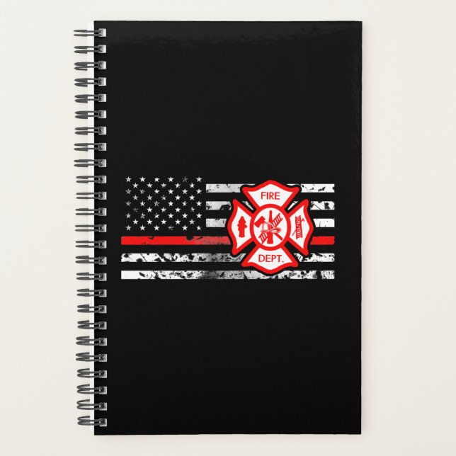 Firefighter Flag & Florian Cross Planner (Front)