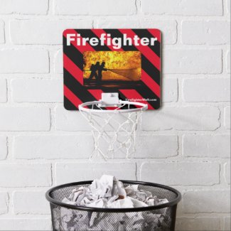 Firefighter flames