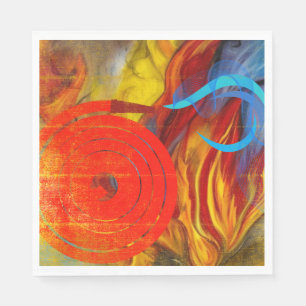 Firefighter Flare Collection Napkins