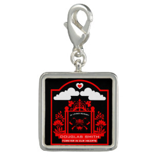 Firefighter Funeral Memorial Gift Charm