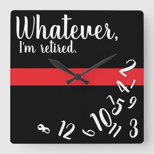Firefighter Funny Retirement Thin Red Line