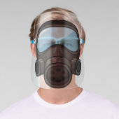Firefighter Gas Mask Face Shield (Insitu)