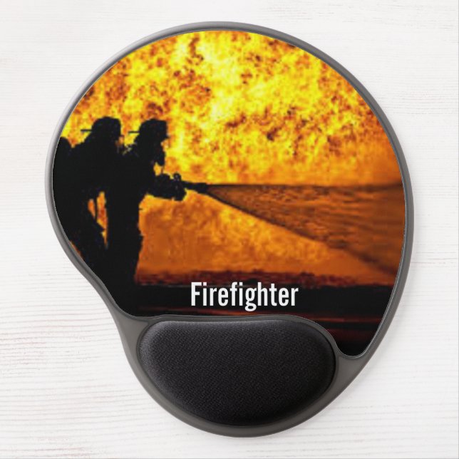 Firefighter Gel Mouse Pad (Front)