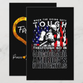 Firefighter Gift | Daughter American Firefighter (Front/Back)