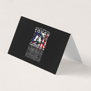 Firefighter Gift Daughter American Firefighter Business Card