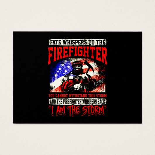 Firefighter Gift | Fate Whispers To Firefighter (Front)