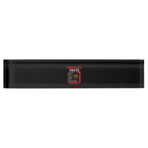 Firefighter Gift Firefighter Facts Gifts Desk Name Plate