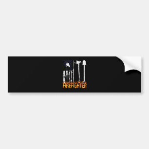 Firefighter Gift Firefighter Lovers Gift Bumper Sticker