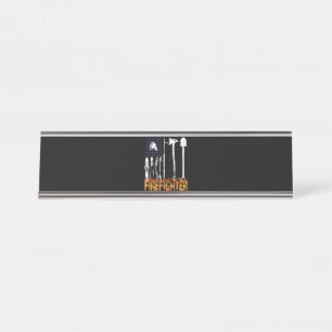 Firefighter Gift   Firefighter Lovers Gift Desk Name Plate
