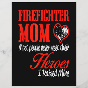 Firefighter Gift Firefighter Mom Gifts Flyer