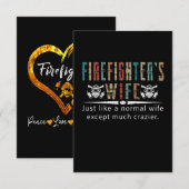 Firefighter Gift | Firefighter Wife Lovers (Front/Back)