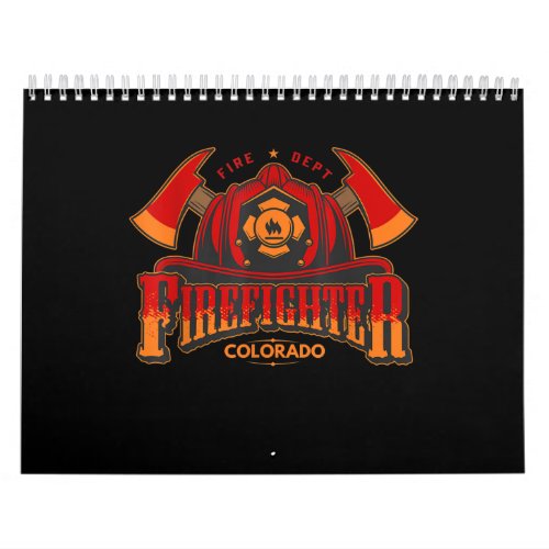Firefighter Gift For Fireman Or Woman Calendar