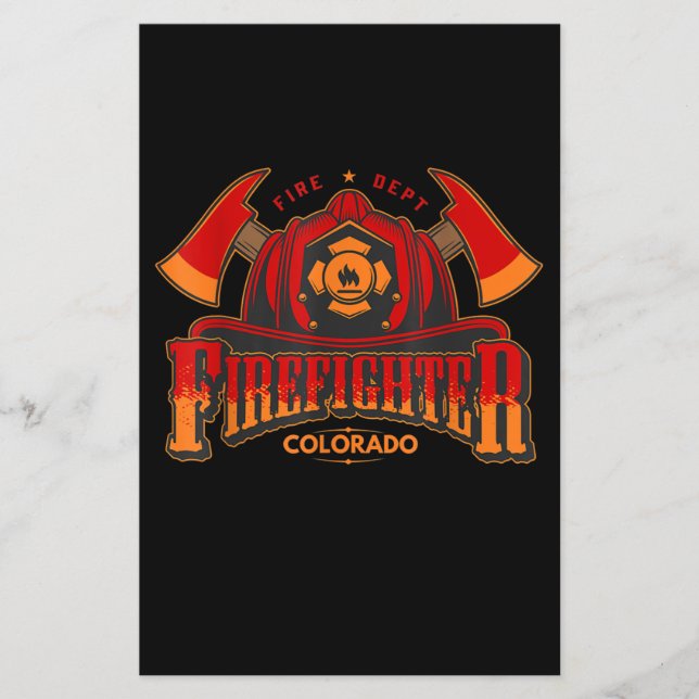 Firefighter Gift For Fireman Or Woman Flyer (Front)