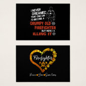 Firefighter Gift | Grumpy Old Firefighter (Front & Back)