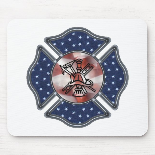 Firefighter Gift Mousepad (Front)