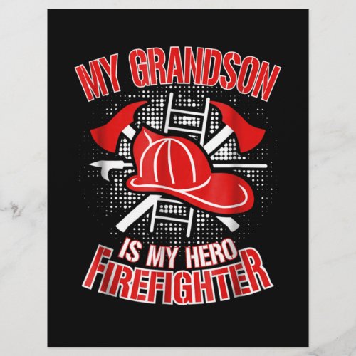 Firefighter Gift  My Grandson Is My Firefighter Flyer