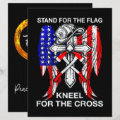 Firefighter Gift | Stand For The Flag Firefighter (Front/Back)