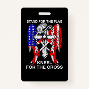 Firefighter Gift   Stand For The Flag Firefighter Badge