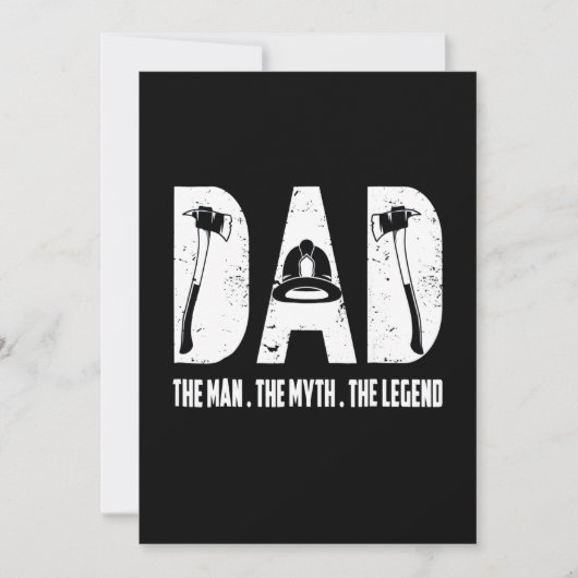 Firefighter Gift | The Man The Myth The Legend (Front)