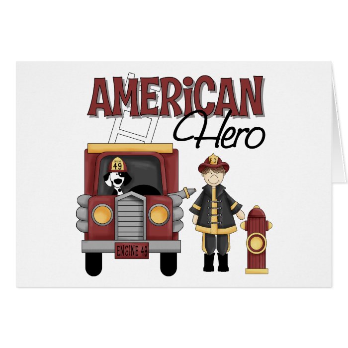 Firefighter Gifts Greeting Cards