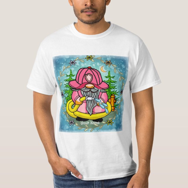 Firefighter gnome  T-Shirt (Front)