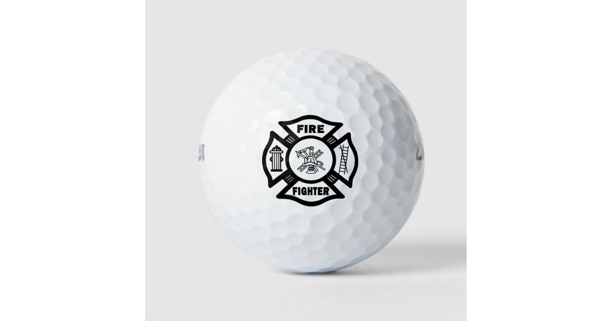 Firefighter Golf Balls Zazzle