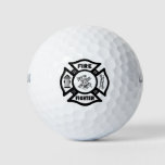 Firefighter Golf Balls at Zazzle