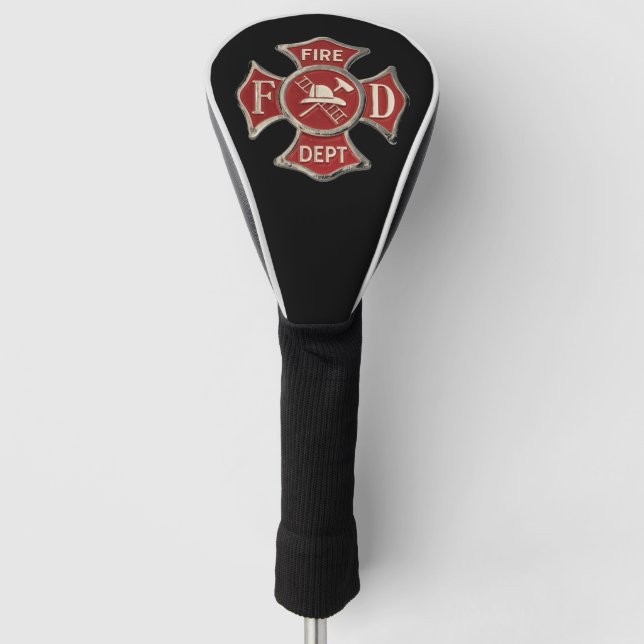 firefighter golf head cover (Front)