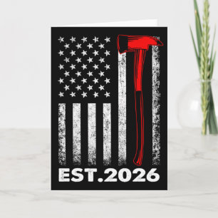 Firefighter Graduation Est 2026 Fire Academy Exam  Card