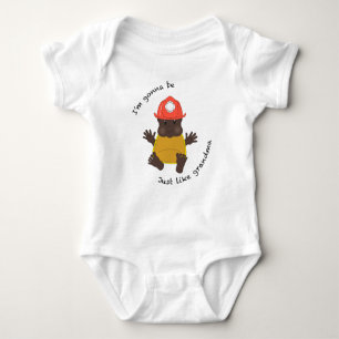 Firefighter grandma baby bodysuit
