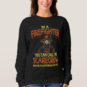 Firefighter Halloween Fireman Halloween Party Fire Sweatshirt