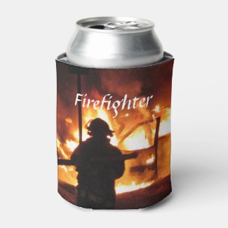 Firefighter Koozies Personalized