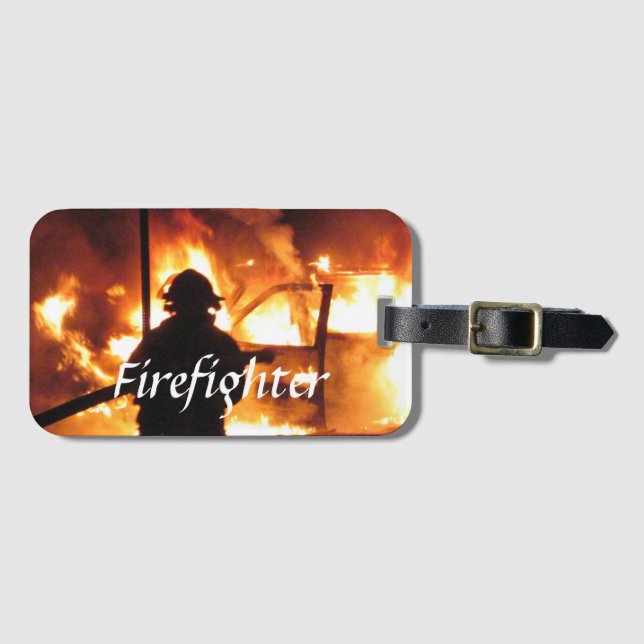 Firefighter Handline    Luggage Tag (Front Horizontal)