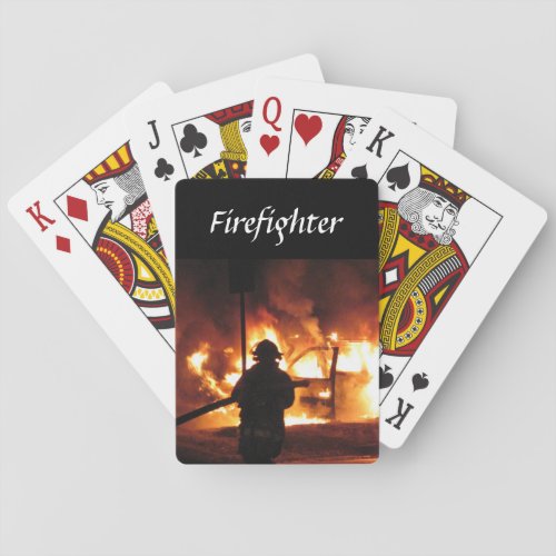 Firefighter Handline    Poker Cards