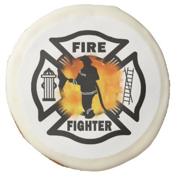 Firefighter Handline    Sugar Cookie by bonfirefirefighters at Zazzle